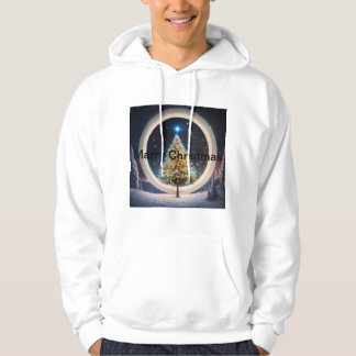 Galaktische Weihnachten: Weltraumthematischer T -  Hoodie