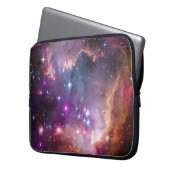 Galaktische Weltraumtechnik Lila Laptopschutzhülle (Vorderseite Links)
