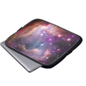 Galaktische Weltraumtechnik Lila Laptopschutzhülle (Vorne Knopf)