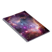 Galaktische Weltraumtechnik Lila Notizblock (Rechte Seite)