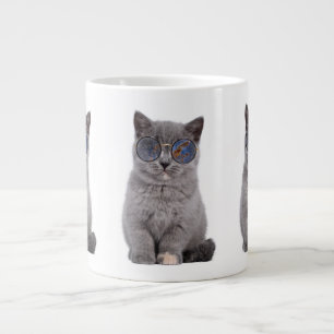 Galaktischer Blick auf die Stellar Kitty in Sonnen Jumbo-Tasse