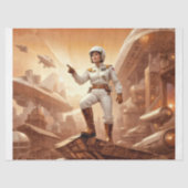 Galaktischer Explorer-Decoupage Seidenpapier (Vorderseite)