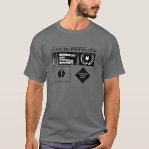 Galaktischer Föderationsraum-Agent Lustig Vintage- T-Shirt