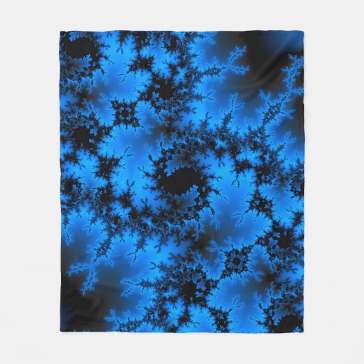 Galaktischer Frost Fleecedecke (Vorderseite)