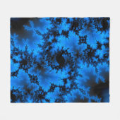 Galaktischer Frost Fleecedecke (Vorderseite (Horizontal))