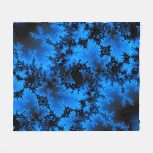 Galaktischer Frost Fleecedecke (Vorderseite (Horizontal))