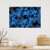 Galaktischer Frost Poster (Küche)