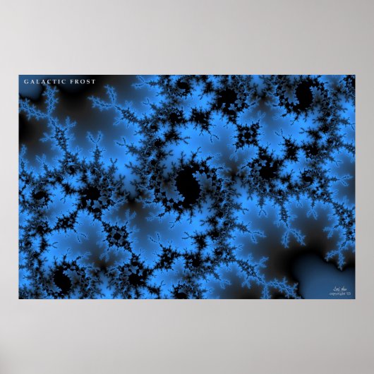 Galaktischer Frost Poster (Vorne)