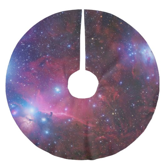 GALAKTISCHER GALAXIE-RAUM-THEMENORIENTIERTER POLYESTER WEIHNACHTSBAUMDECKE (Vorderseite)