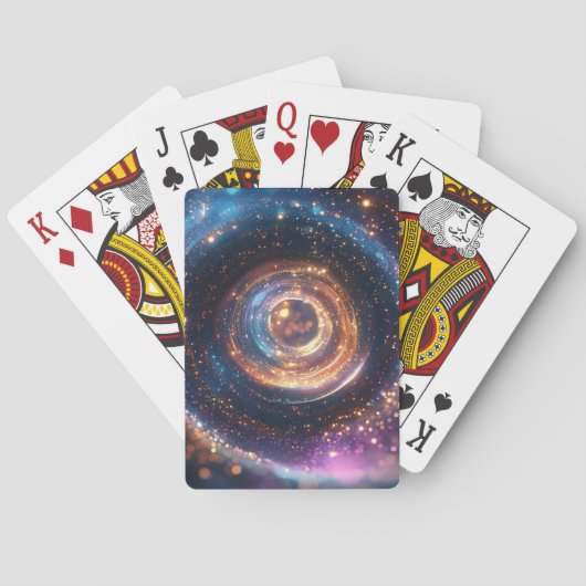 Galaktischer Geist: Tanz des Kosmos Spielkarten (Rückseite)