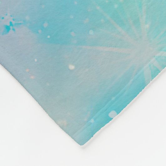 Galaktischer Komfort Nebula Fleece Blanket (Ecke)