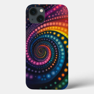 Galaktischer kosmischer Regenbogen Swirl Punkte Ga Case-Mate iPhone Hülle