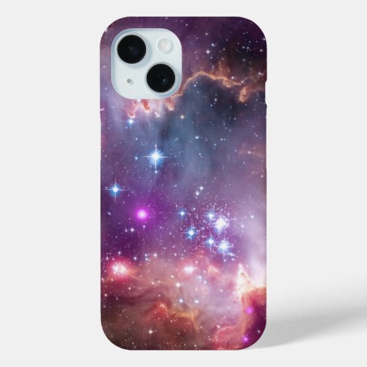 Galaktischer Lila Nebulae im Weltraum Case-Mate iPhone Hülle (Rückseite)