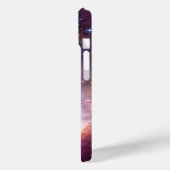 Galaktischer Lila Nebulae im Weltraum Case-Mate iPhone Hülle (Rückseite / Links)