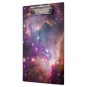 Galaktischer Lila Nebulae im Weltraum Klemmbrett (Links)