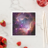 Galaktischer Lila Nebulae im Weltraum Serviette (Beispiel)