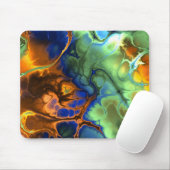 Galaktischer Marmor Mousepad (Mit Mouse)