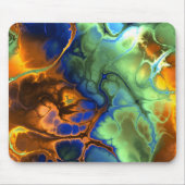 Galaktischer Marmor Mousepad (Vorne)