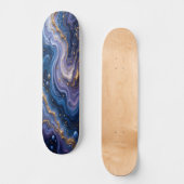 Galaktischer Marmorstrom-Ausgabe 2 Skateboard (Vorderseite)