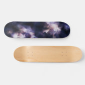 Galaktischer Nachthimmel Skateboard (Horizontal)