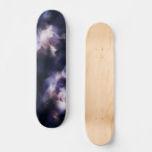 Galaktischer Nachthimmel Skateboard (Vorderseite)