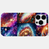 Galaktischer Planet-Spaß-Collage des kosmischen li Case-Mate iPhone Hülle (Rückseite (Horizontal))