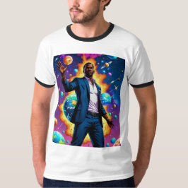 Galaktischer Power Afro Futurismus Cosmic Tshirt