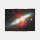 Galaktischer Schweif Fleecedecke (Vorderseite (Horizontal))