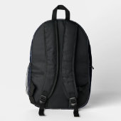 Galaktischer Sterne & Weltraum-Explorer-Rucksack Bedruckter Rucksack (Rückseite)