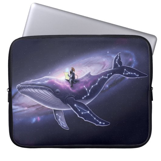 Galaktischer Wal Laptop-Hülle Laptopschutzhülle (Vorderseite)