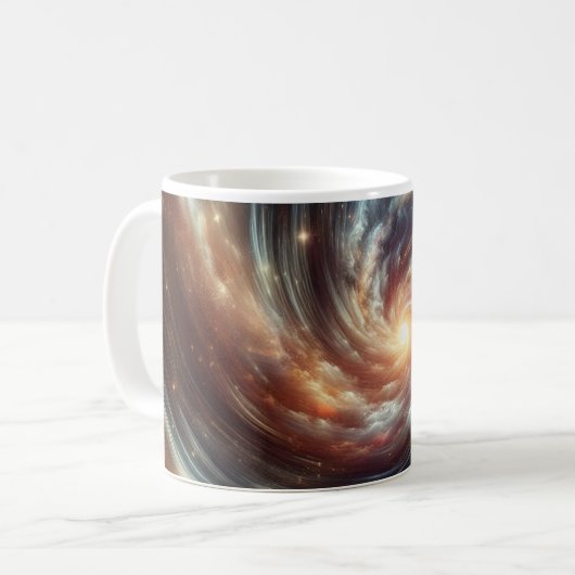 Galaktischer Whirlpool Cup Kaffeetasse (Vorderseite Links)
