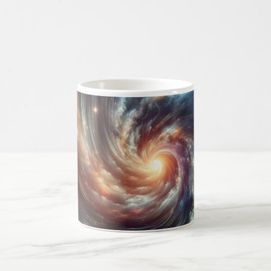 Galaktischer Whirlpool Cup Kaffeetasse (Mittel)