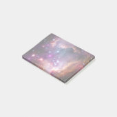 Galaktisches Äußeres Lila Nebulat Post-it Klebezettel (angewinkelt)