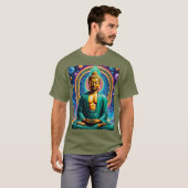 Galaktisches Buddha Zodiac Energy Shirt (Vorne ganz)