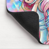 Galaktisches Einhorn Mousepad (Ecke)