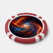 Galaktisches Feuer Pokerchips (Einzeln)