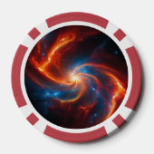 Galaktisches Feuer Pokerchips (Rückseite)