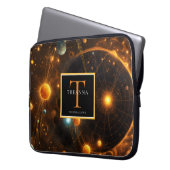 Galaktisches Flüstern Laptopschutzhülle (Vorderseite Links)