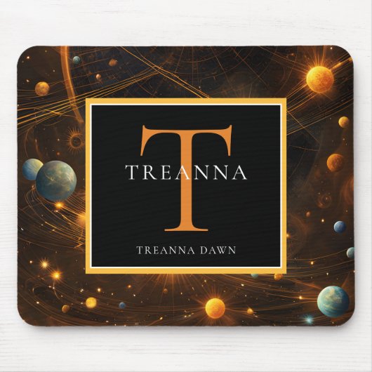 Galaktisches Flüstern Mousepad (Vorne)