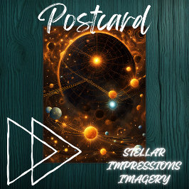 Galaktisches Flüstern Postkarte