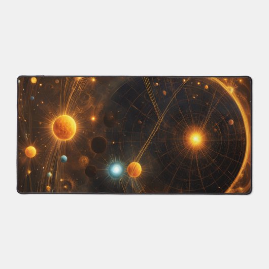 Galaktisches Flüstern Schreibtischunterlage (Vorderseite)