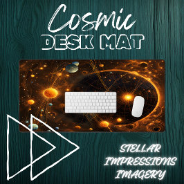 Galaktisches Flüstern Schreibtischunterlage