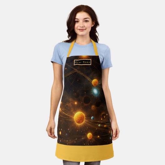 Galaktisches Flüstern Schürze (Getragen)