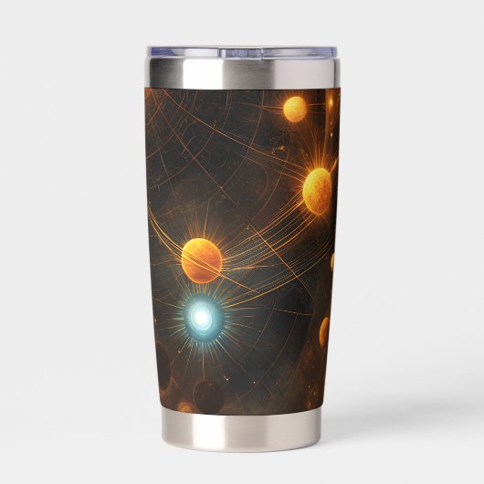 Galaktisches Flüstern Thermobecher (Rückseite)