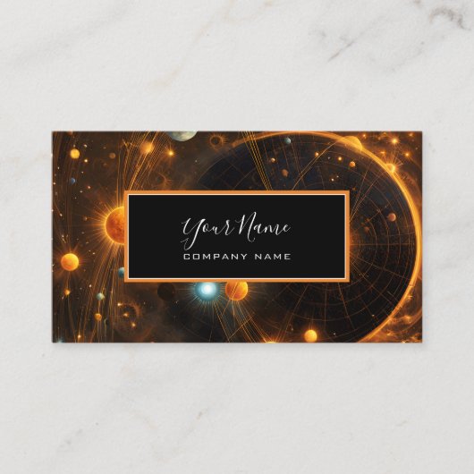 Galaktisches Flüstern Visitenkarte (Vorderseite)