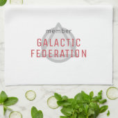 Galaktisches Föderationsmitglied Geschirrtuch (Gefaltet)