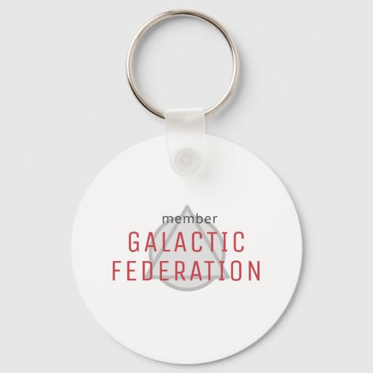 Galaktisches Föderationsmitglied Schlüsselanhänger (Vorderseite)