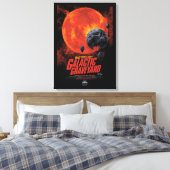 Galaktisches Friedhofposter, Macs 2129-1. Leinwanddruck (Insitu (Schlafzimmer))
