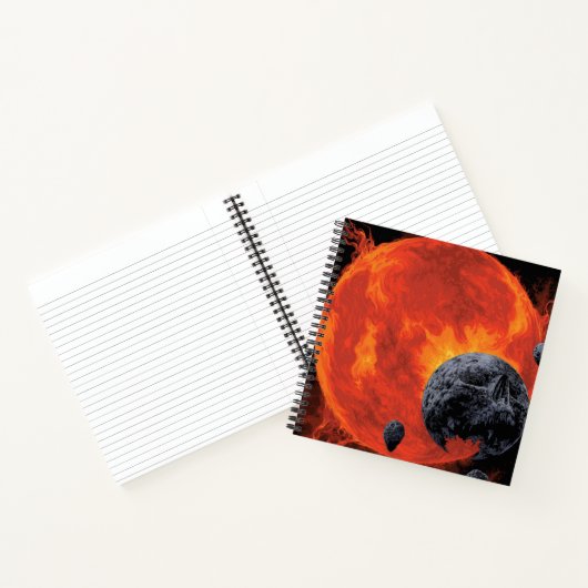 Galaktisches Friedhofposter, Macs 2129-1. Notizblock (Innenseite)