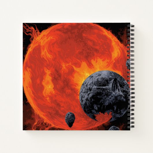 Galaktisches Friedhofposter, Macs 2129-1. Notizblock (Rückseite)